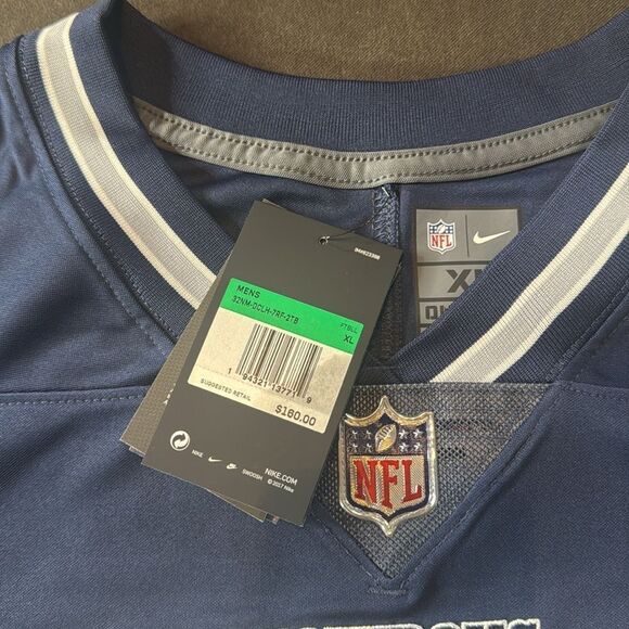 Men's Nike Ezekiel Elliott #21 Dallas Cowboys On Field Dri-Fit NFL Jersey XL NWT - Picture 11 of 15